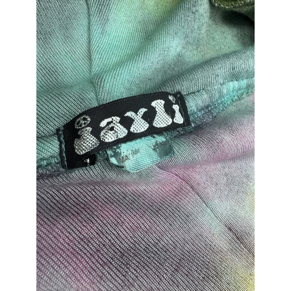 Tie Dye Zip Hoodie Jacket Hippie Festival Grunge Fairycore Y2K Layering Hoodie-S - Picture 5 of 9